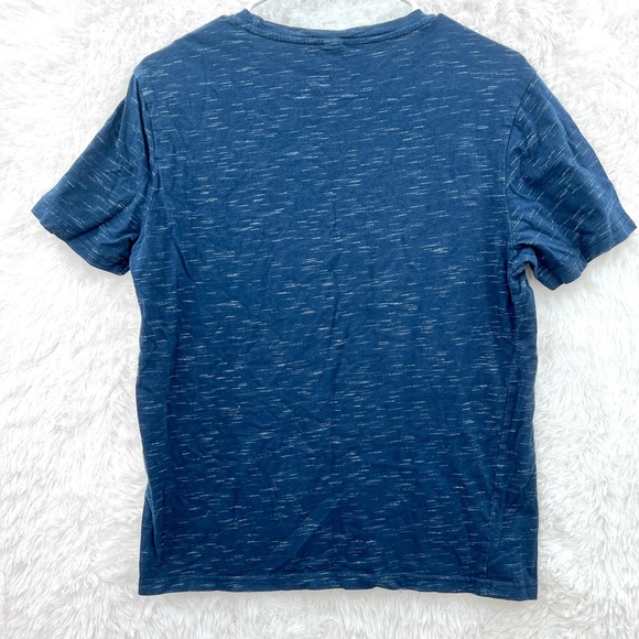 SHEIN Embroidered Elk Blue Shirt Size Small - Picture 3 of 6